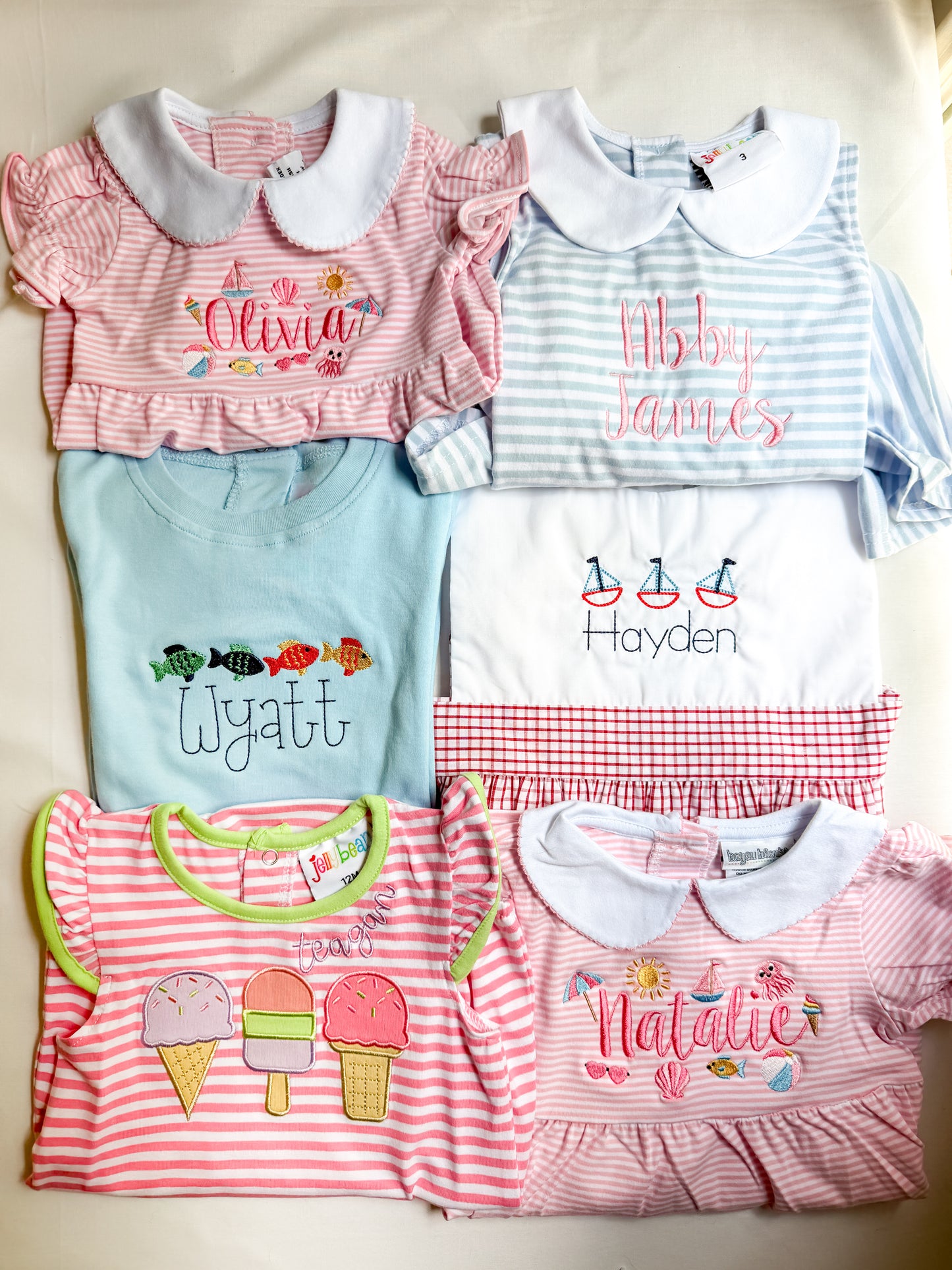 Summertime Favorites Striped Romper