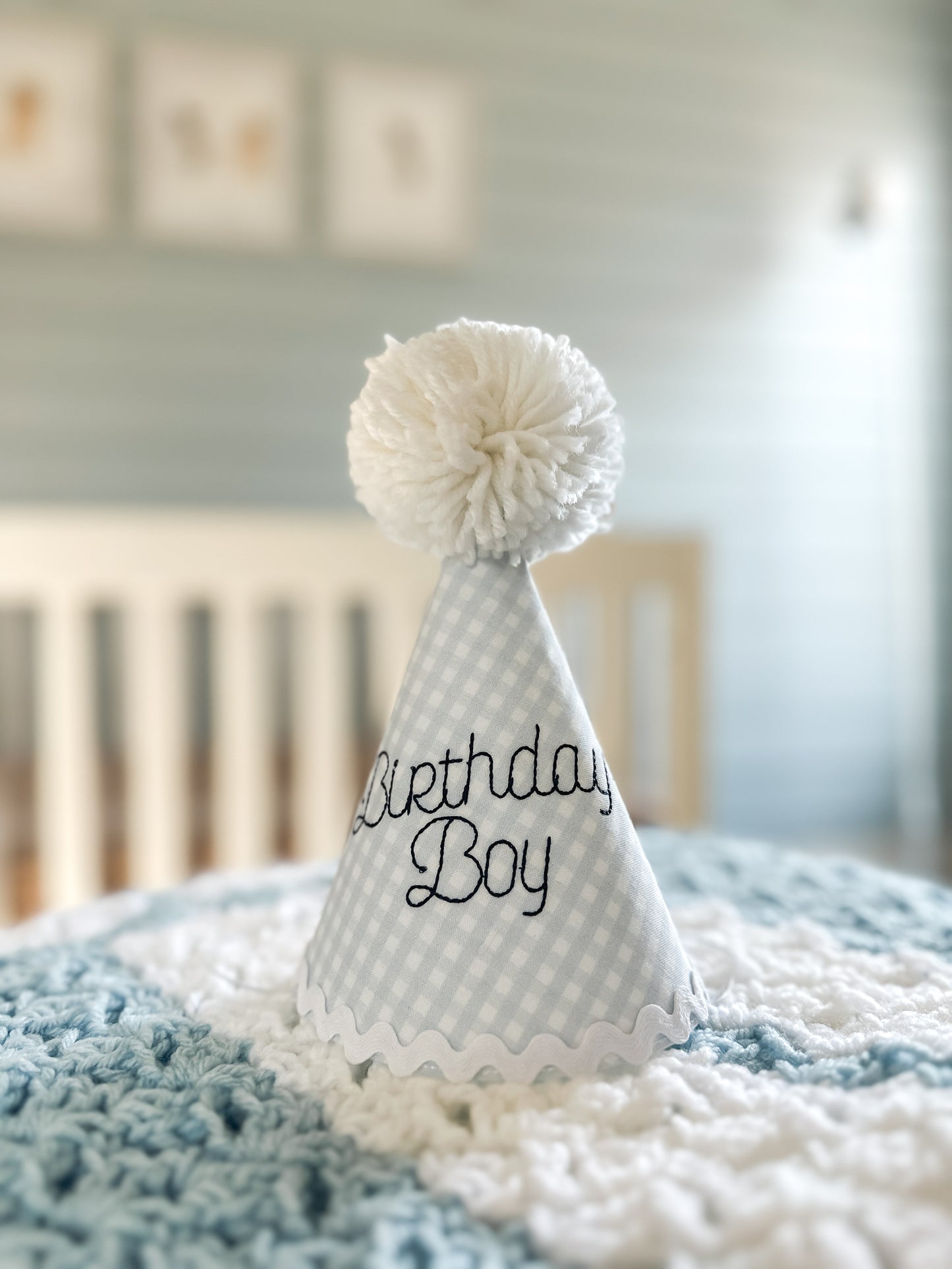 Embroidered Birthday Hat