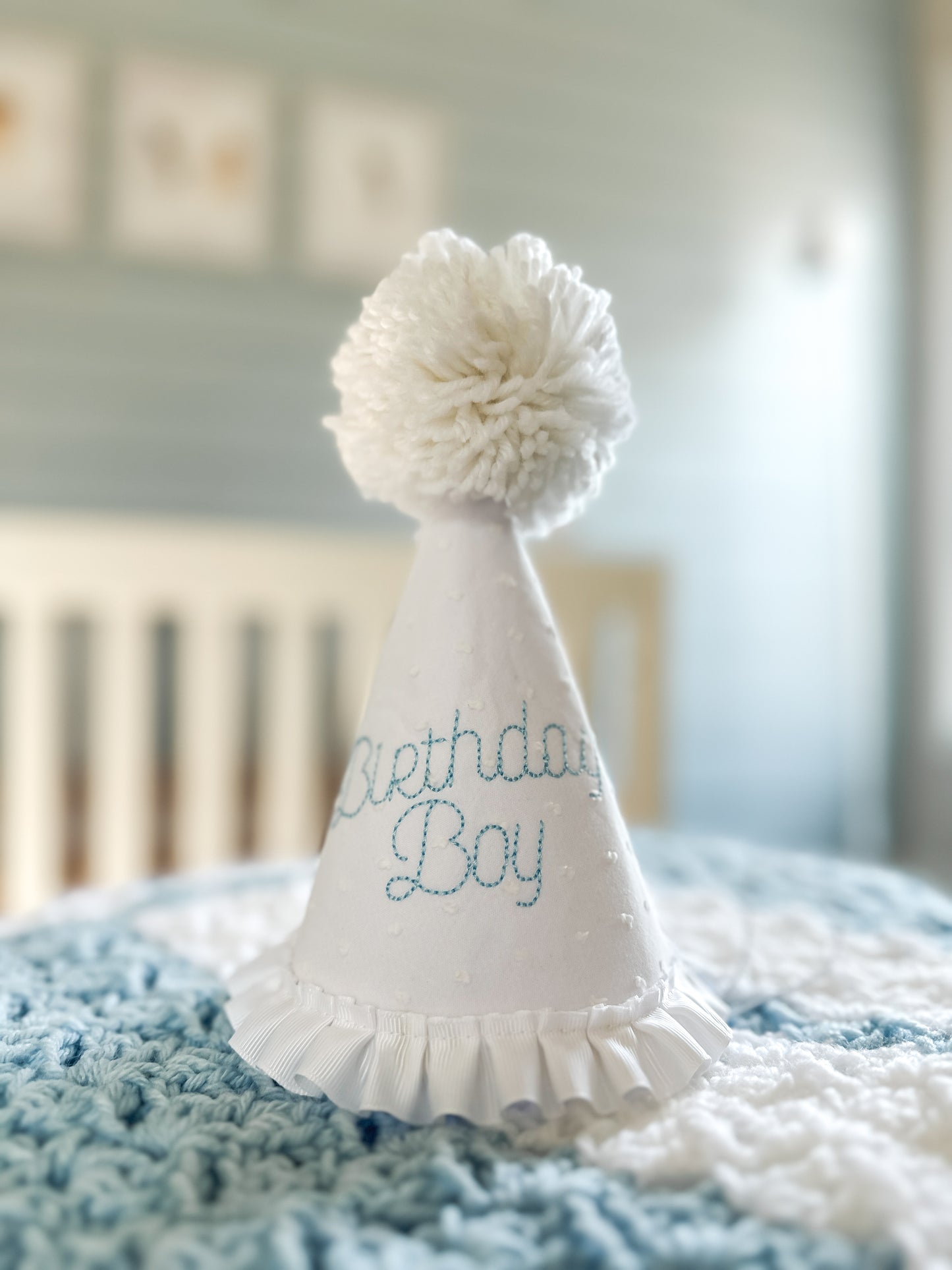 Embroidered Birthday Hat