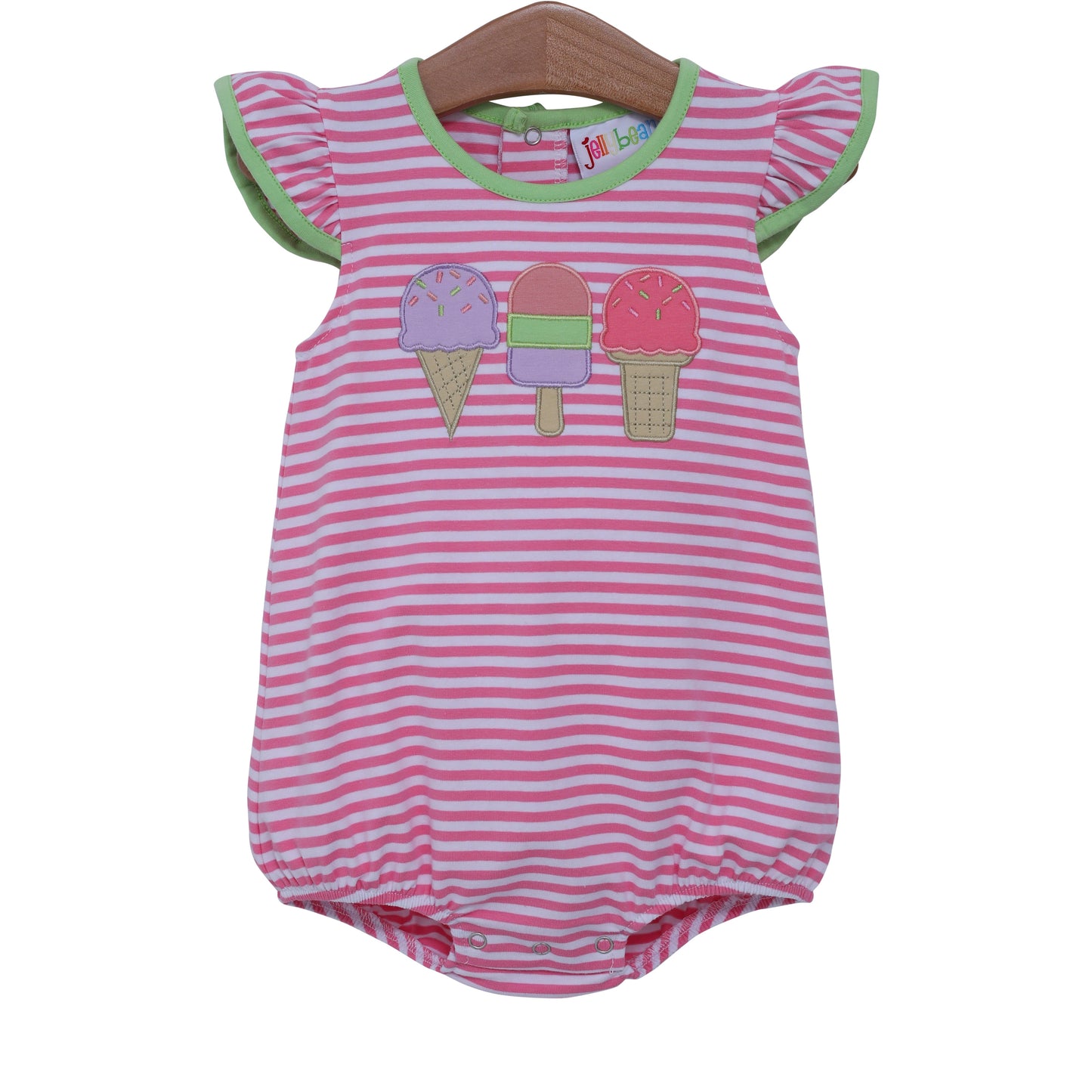 Ice Cream Applique Flutter Bubble