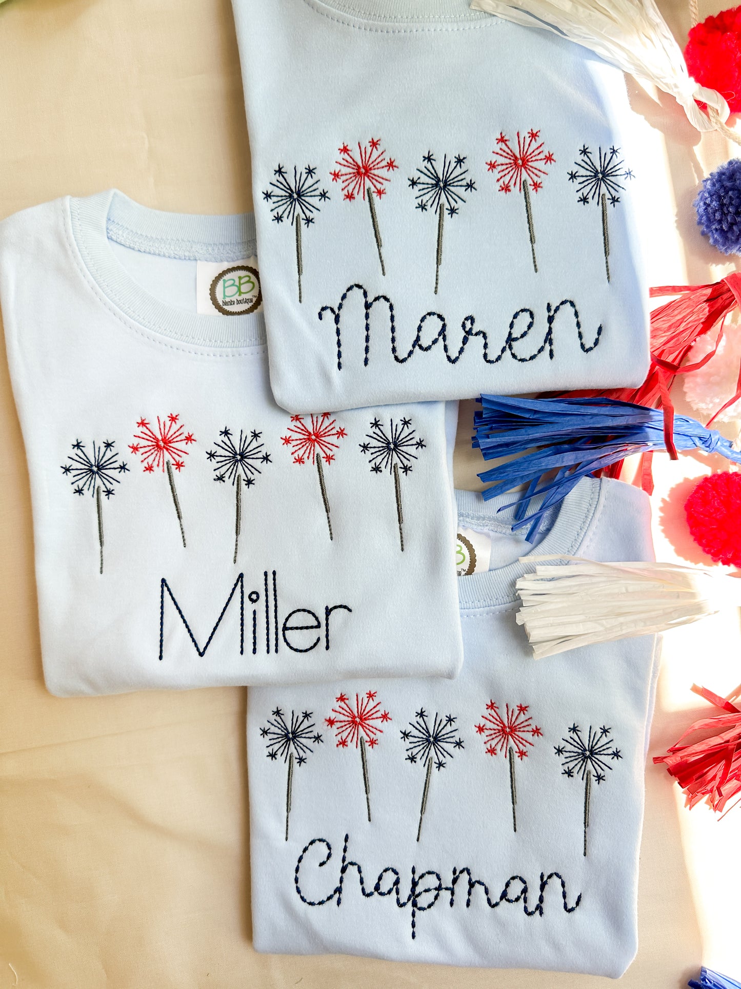 Personalized Sparklers T-Shirt