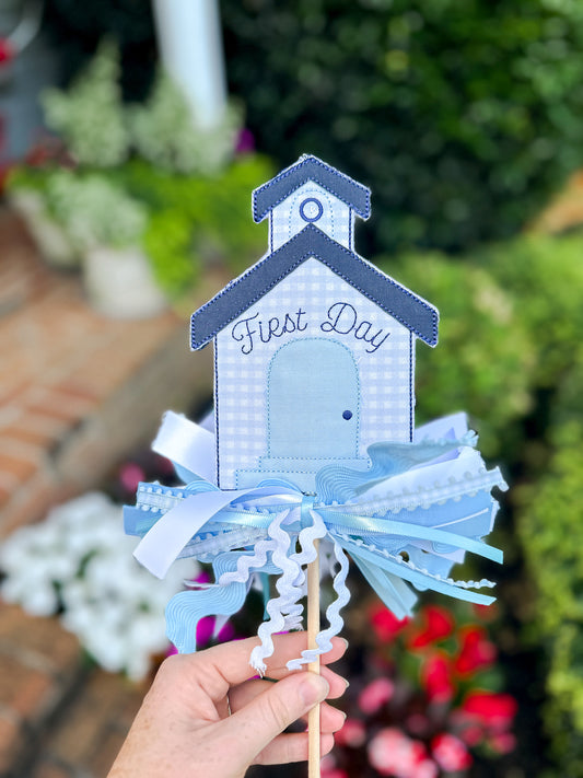 Reversible First & Last Day Schoolhouse Photo Prop