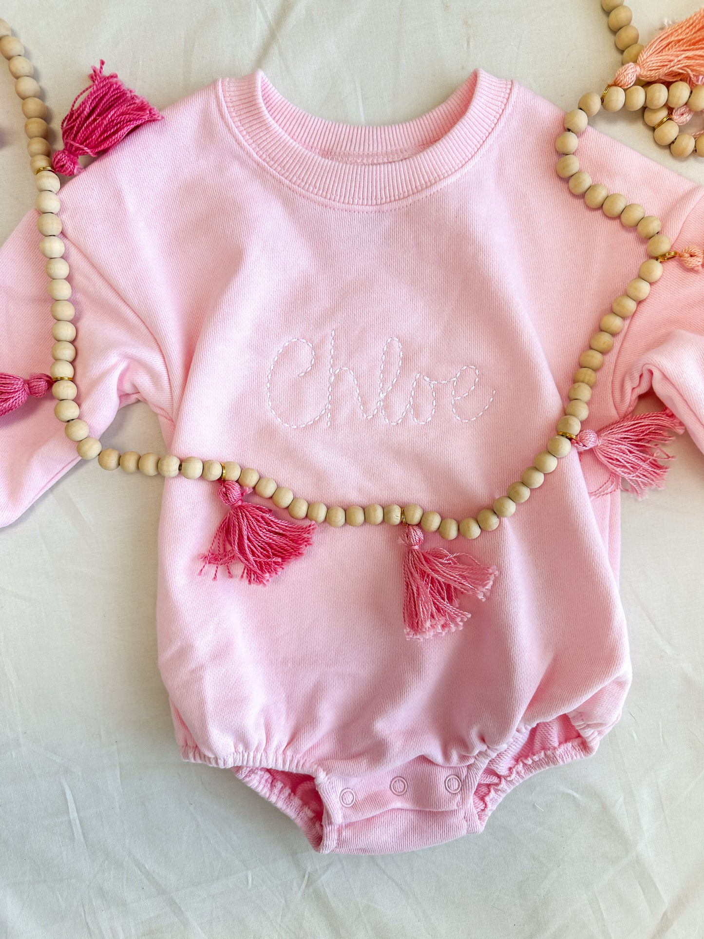 Personalized Unisex Sweatshirt Bubble Romper