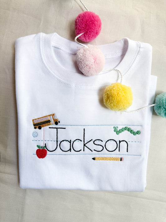 Back To School Notebook Personalized T-Shirt