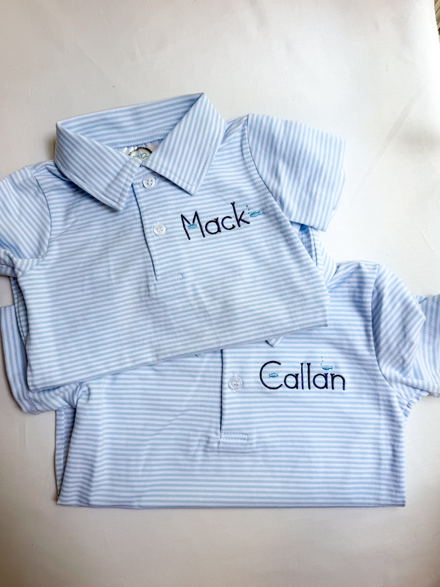 Minnow Fish Personalized Polo