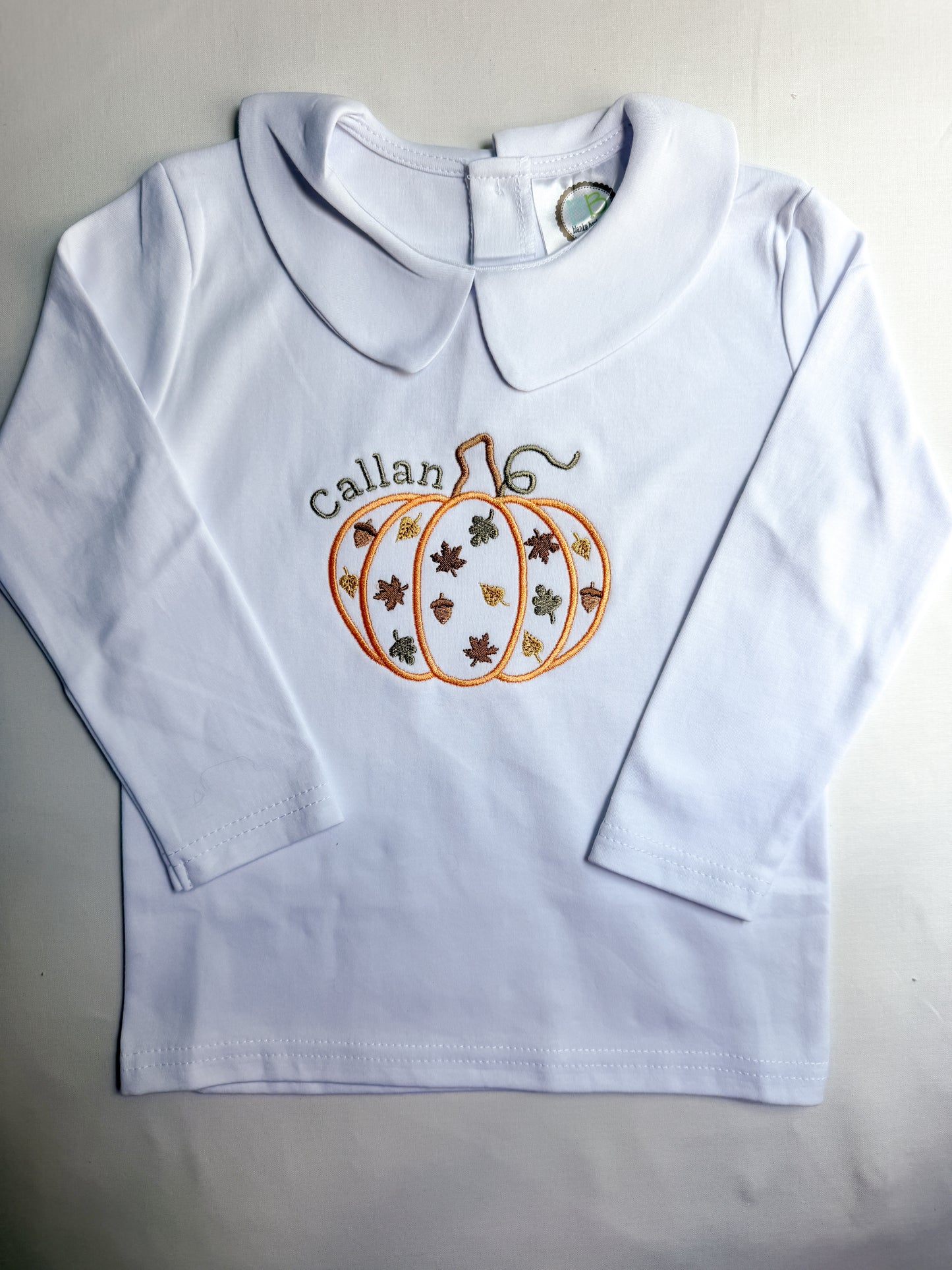 Personalized Fall Pumpkin Shirt