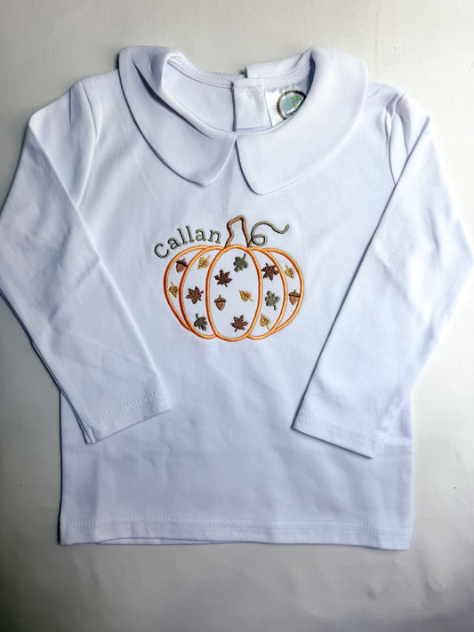 Personalized Fall Pumpkin Shirt