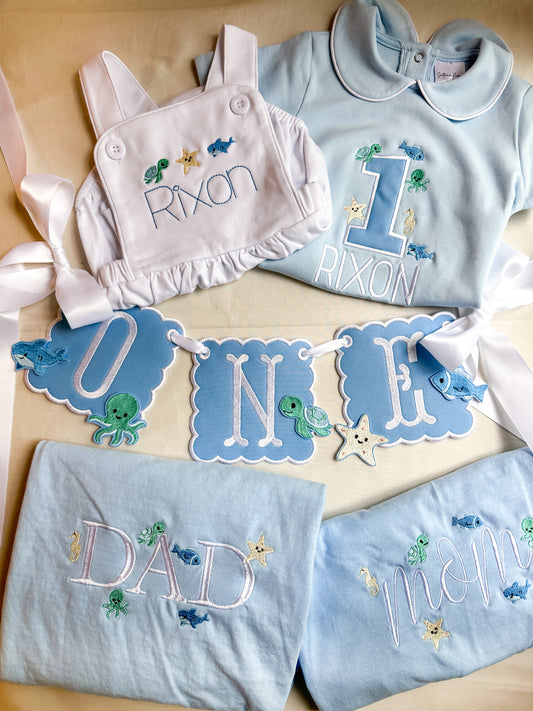ONEder The Sea First Birthday - Boy