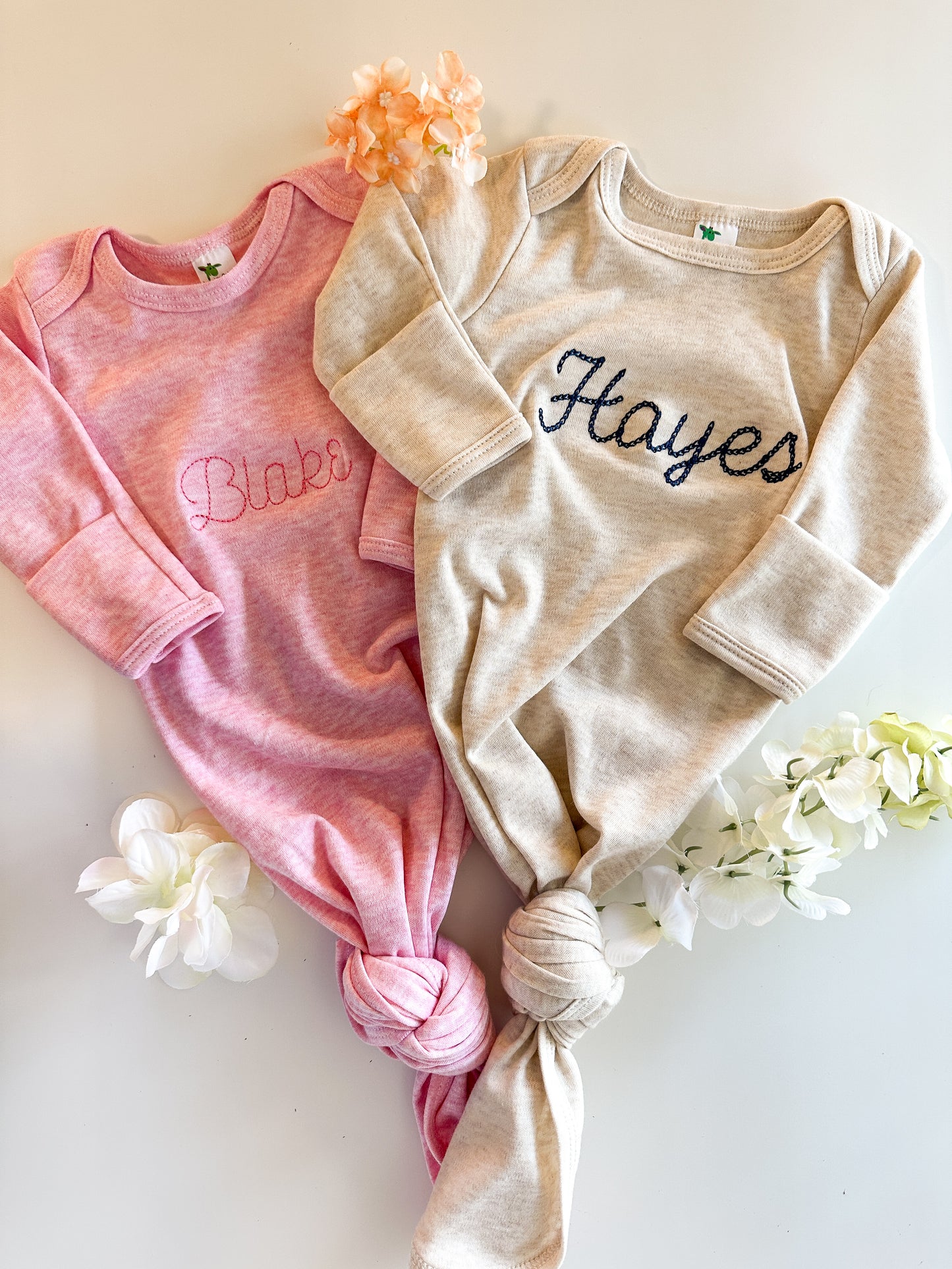 Personalized Newborn Sleep Gown