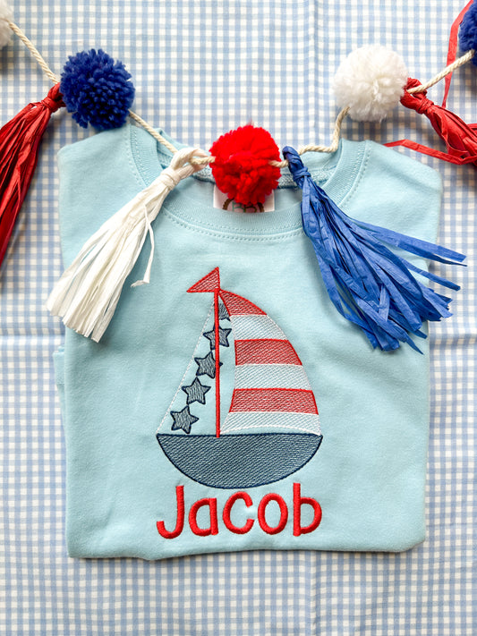 Sail Away Personalized T-Shirt