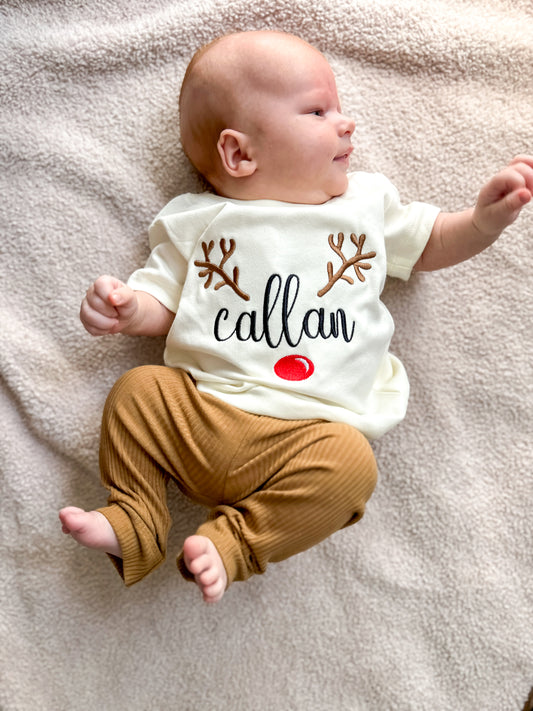 Personalized Reindeer T-Shirt