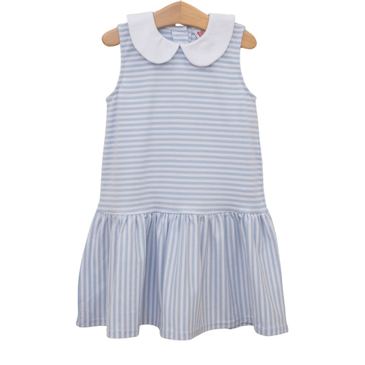 Blue Striped Dress