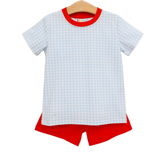 America Top & Shorts Set