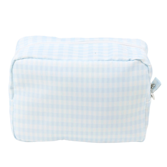 Blue Gingham Everything Nylon Bag